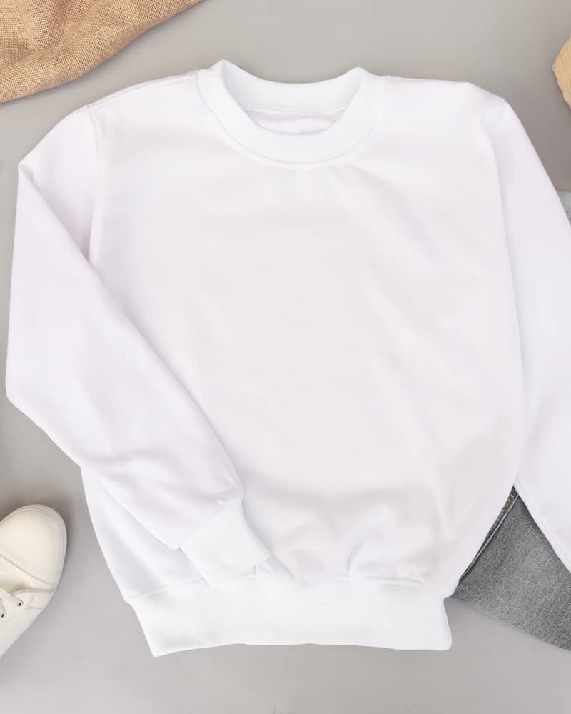 Heavyweight sweatshirt — Chalk, image 1 of 2
